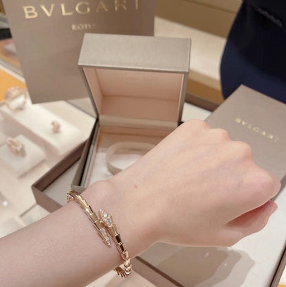 18K BV Serpenti Demi-Pav¨¦ Diamonds Bracelet