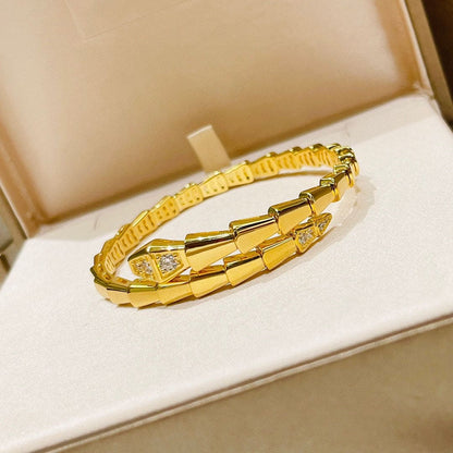 18K BV Serpenti Demi-Pav¨¦ Diamonds Bracelet