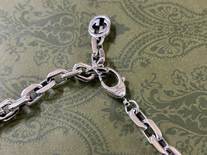 Double G Interlocking G Chain Necklace