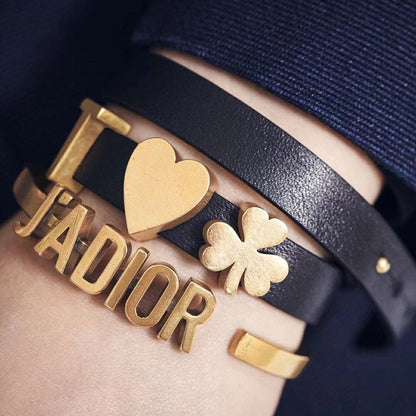 18K CD J¡¯adior Open Cuff Bracelet