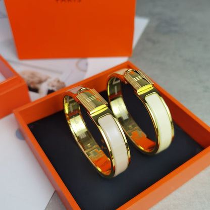 18K Clic Cadenas White H Bracelet