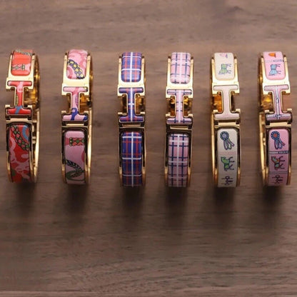 18K Clic H Purple Bracelet