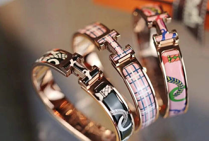 18K Clic H Panoplie Equestre Black Bracelet