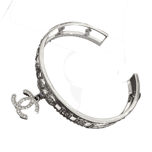 18K CHANEL CC Diamond Open Bracelet