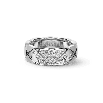 18K White Gold Chanel Coco Crush Diamonds Ring