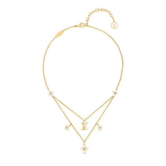 18K Louis Floragram Necklace
