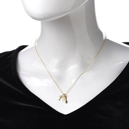 18K T Wine and Dine Pendant Necklace