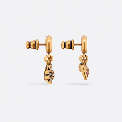 18K CD Lucky Charms Earrings