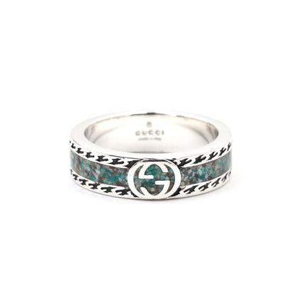 Gucci Interlocking G Turquoise Ring