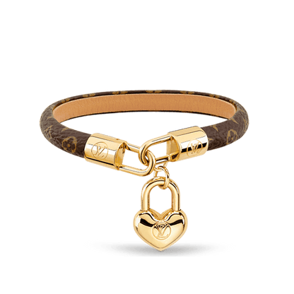18K Louis Crazy In Lock Charm Bracelet