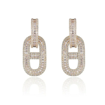 18K Diamonds H Earrings