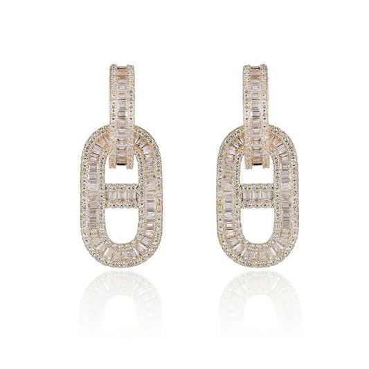 18K Diamonds H Earrings