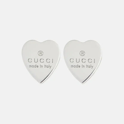 18k GUCCI Heart Earrings