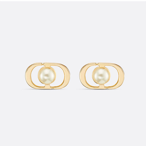 18K CD Petit Jolie Mini Stud Earrings