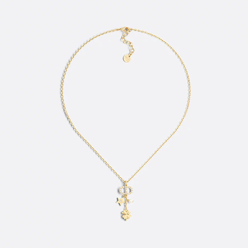 18K Petit CD Lucky Charms Necklace