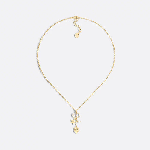 18K Petit CD Lucky Charms Necklace