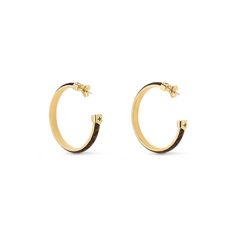 18K Louis Signature Earrings