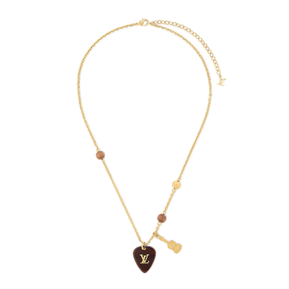 18K Louis Picks Pendant Necklace