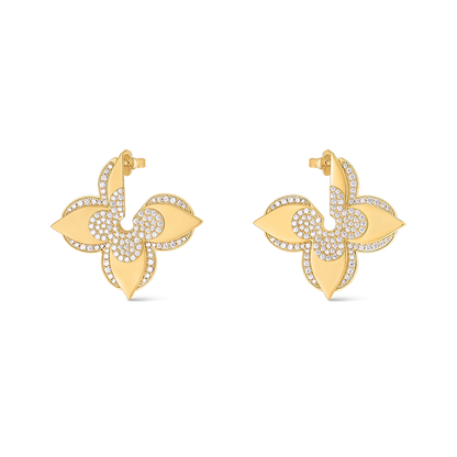 18K Louis Medaillon Earrings