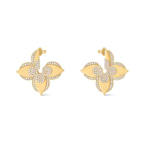 18K Louis Medaillon Earrings