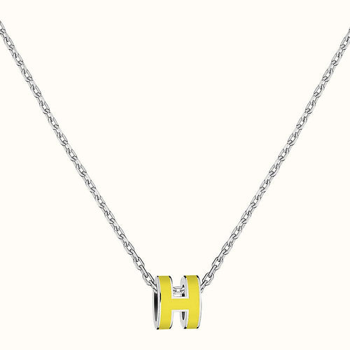18K Mini Pop H Yellow Necklace