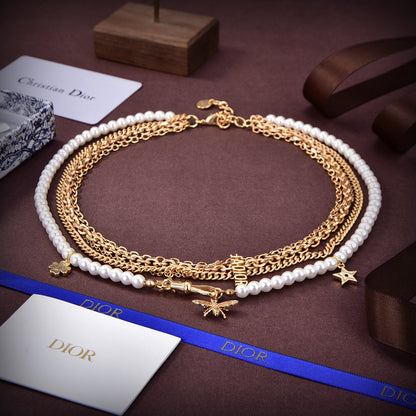 18K CD Tassel Necklace