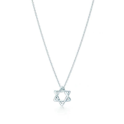 18K Star of David Pendant Necklace