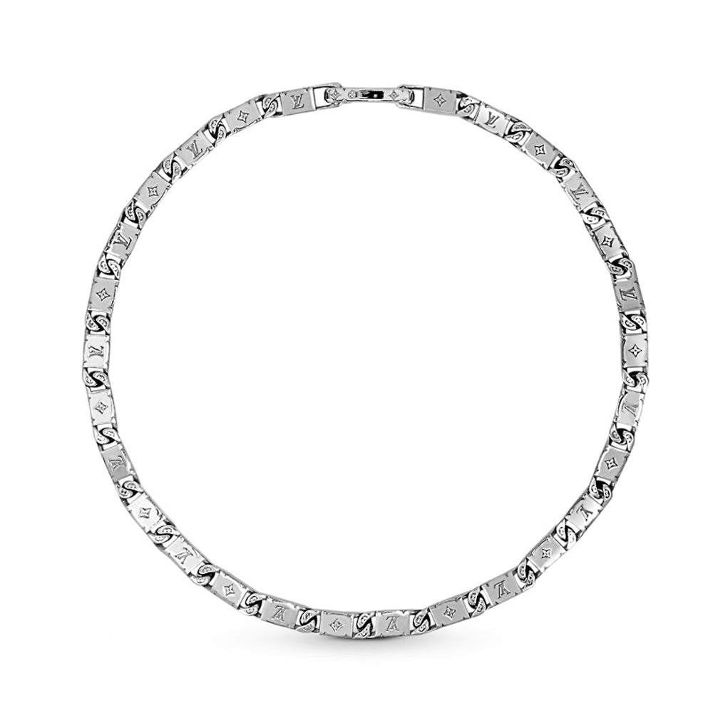 18K Louis Monogram Tied Up Necklace