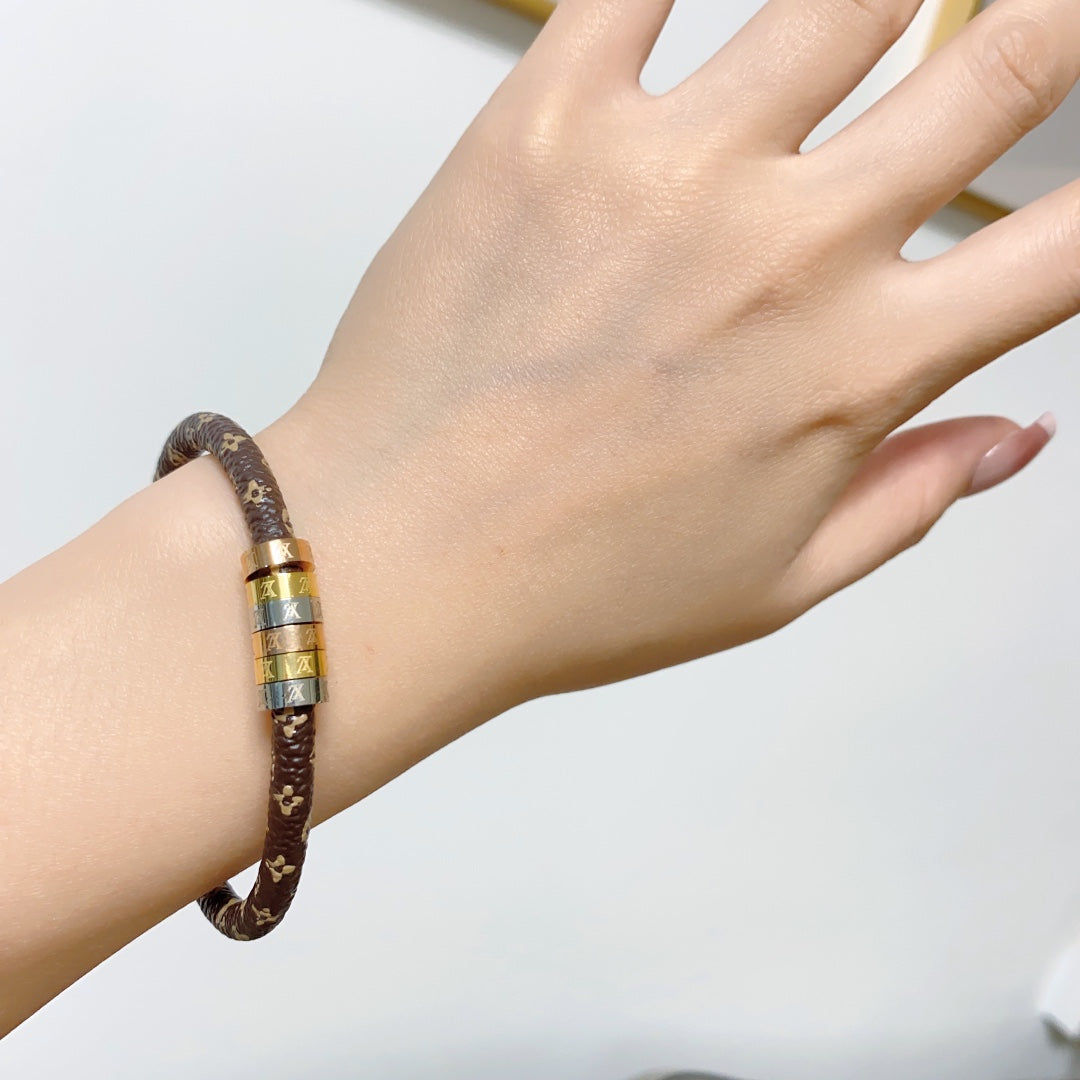 18K Louis Monogram Bracelet