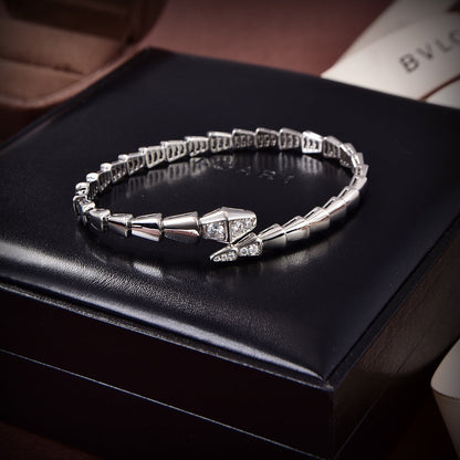 18K BV Serpenti Demi-Pav¨¦ Diamonds Bracelet