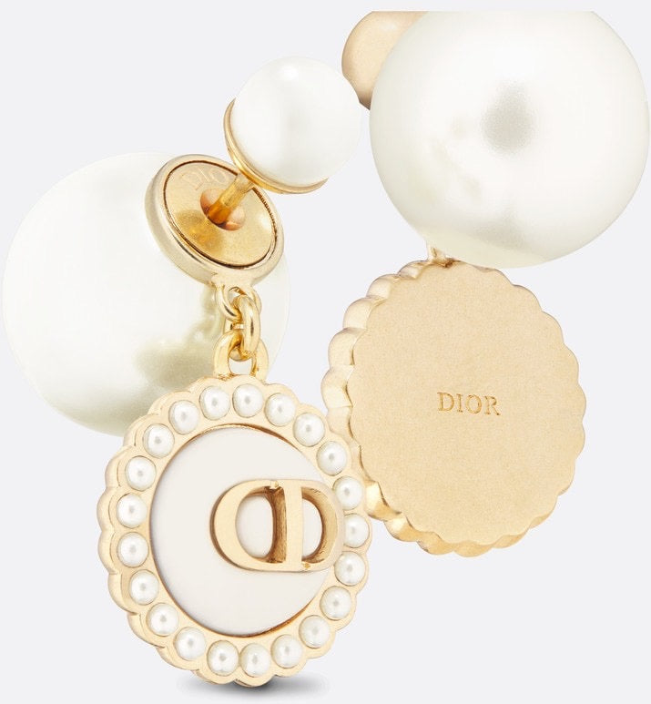 18K CD Pearls Earrings
