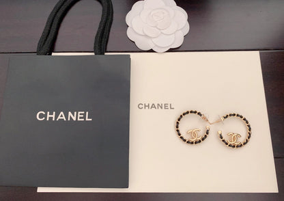 18K CC Strass Earrings