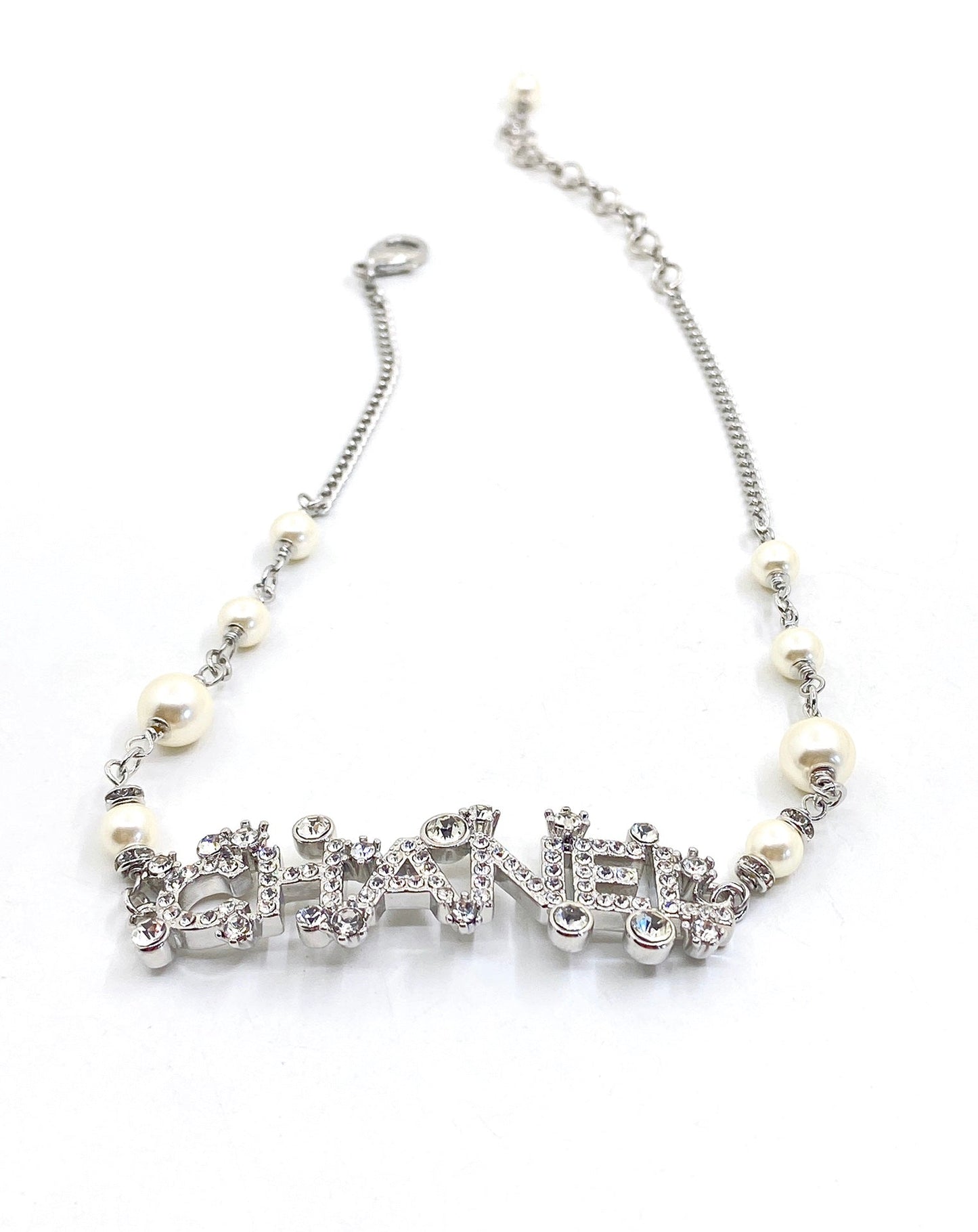 18K CC Crystals Necklace