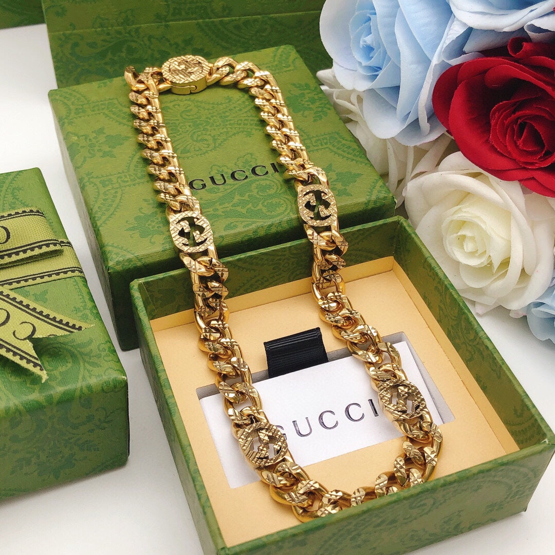 18K Double G Chain Necklace