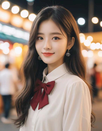 18K CC Round Crystals Earrings