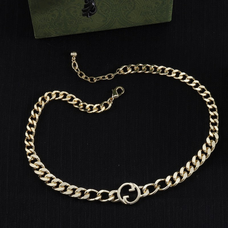18K Double G Chain Necklace