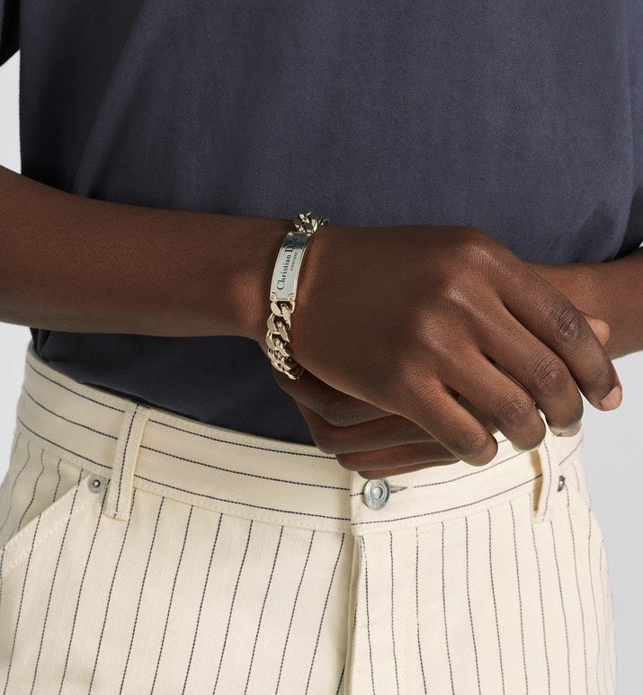 18K CD Chain Link Bracelet