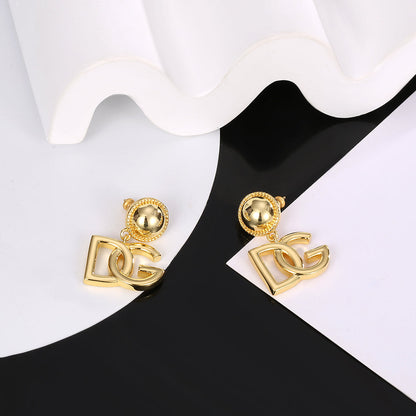 18K DG Gold Earrings