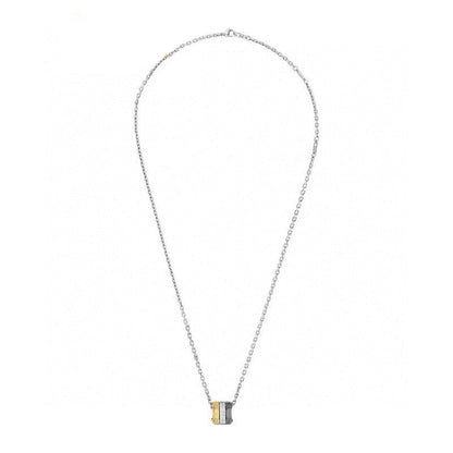 18K Louis Bold Tri-Color Necklace