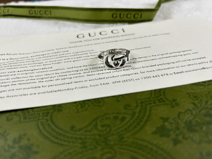 Double G Marmont Key Open Ring