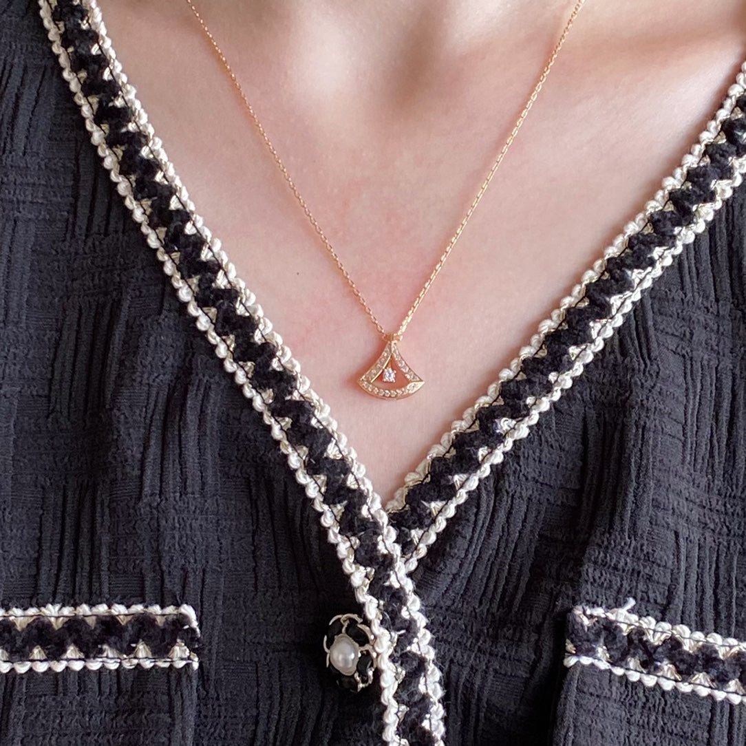 18K Divas' Dream Pav¨¦ Diamond Openwork Necklace