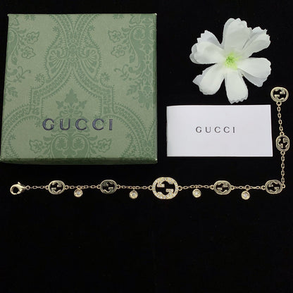 18K Double G Chain Bracelet