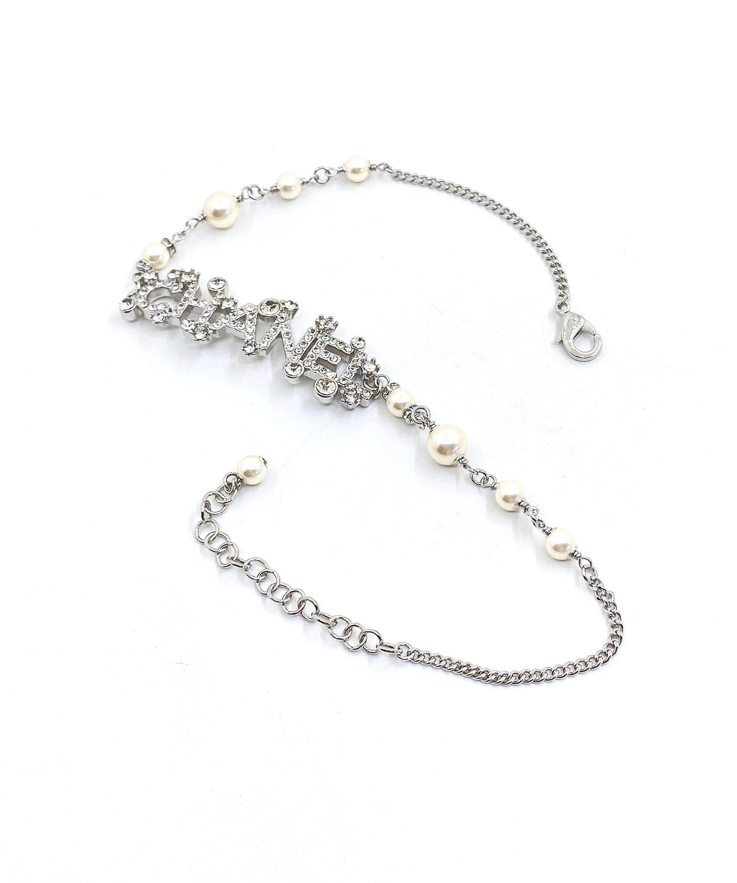 18K CC Crystals Necklace