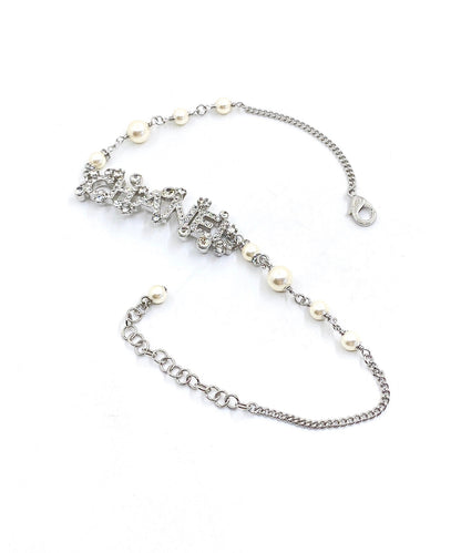 18K CC Crystals Necklace