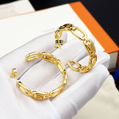 18K Louis My Chain Earrings