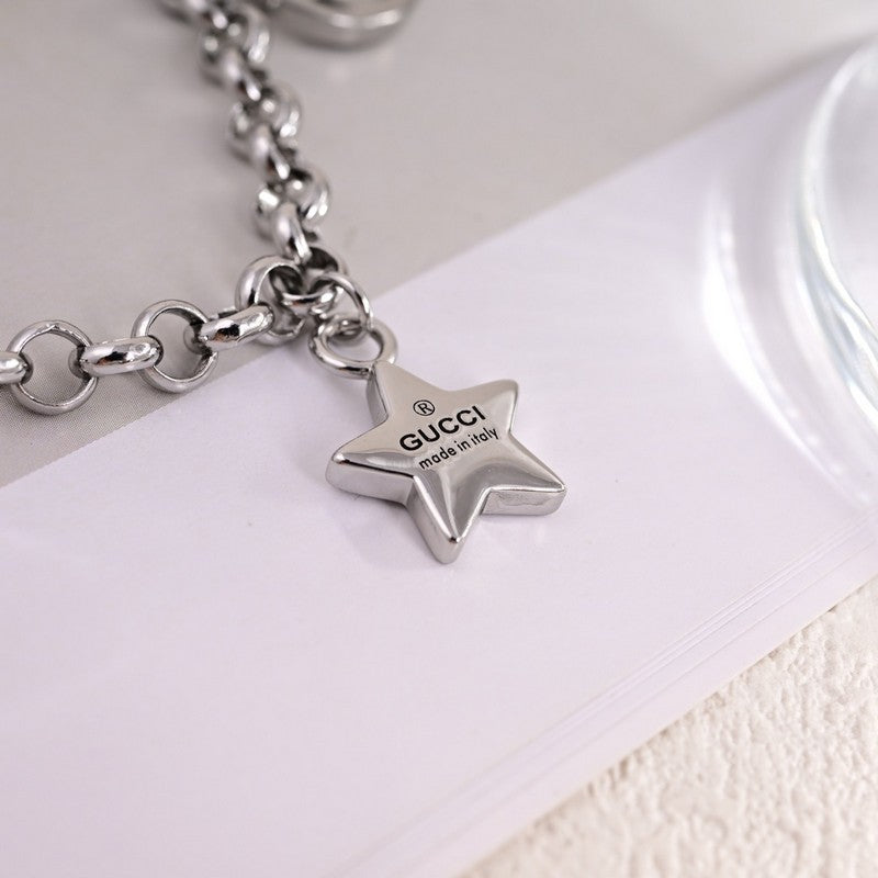 18K Double G GG Star Bracelet