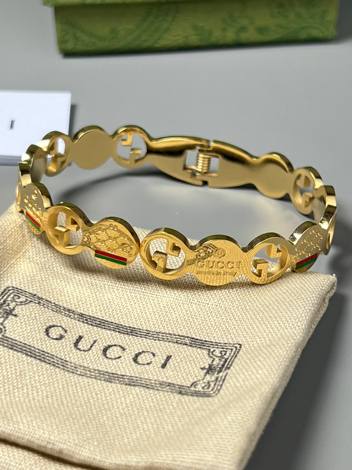 18K Double G Vintage Bracelet