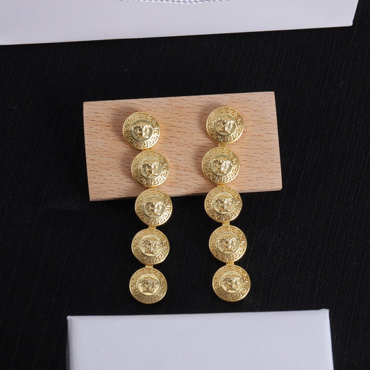 18K Long Earrings