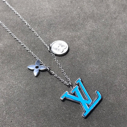 18K Louis Blue Turquoise Necklace