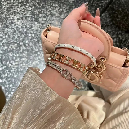 18K CC Open Cuff Bracelet